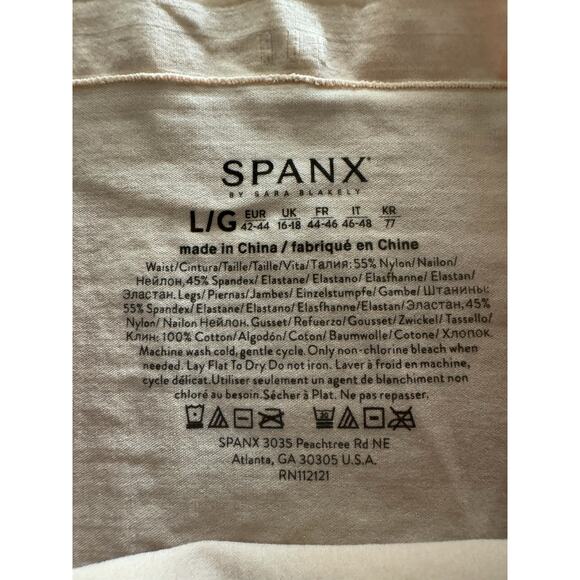 SPANX Shape High-Waisted Girl Short Shapewear Nude Size L NWT - Picture 3 of 5